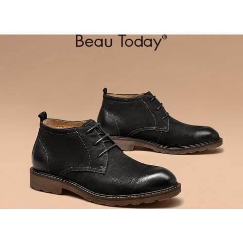 BeauToday Men's Classic Boots