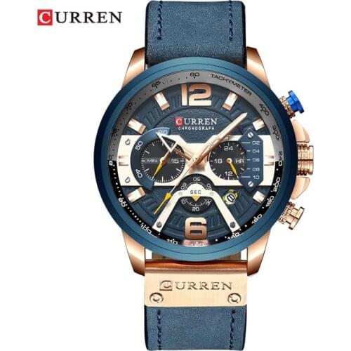 CURREN Men Watches Brand Luxury Sport Watches Mens Quartz Clock Man Casual Military Waterproof Wrist Watch Relogio Gift