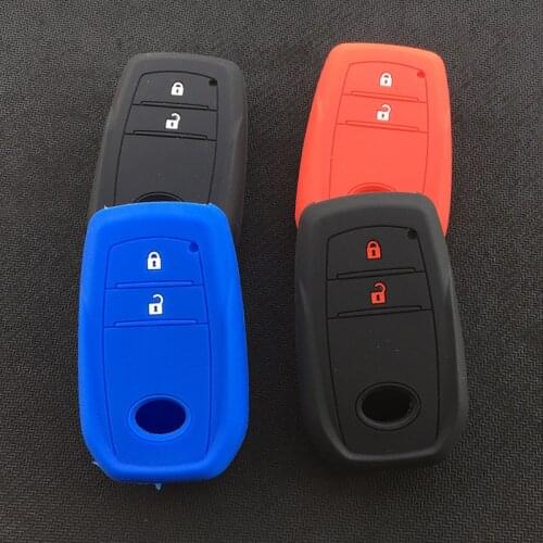 2button silicone rubber Car Key Case For Toyota Hilux Innova Rav4 Fortuner key