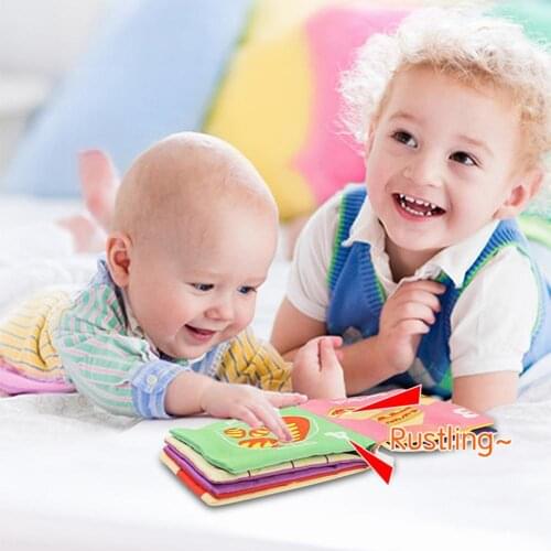 Baby Early Teaching Cloth Books Sounding Cognitive Learning Enlightenment Toys Kids Educational Toys for Children Gifts