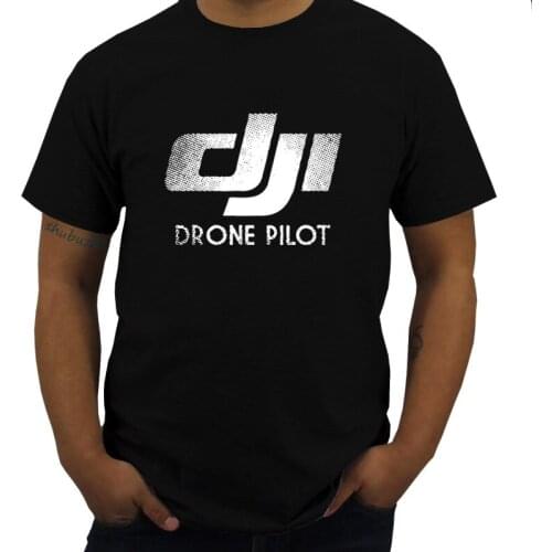 Men Cotton T Shirt Summer Brand Tshirt novelty tshirt women DJI Spark DJI Drone Phantom 4 Pilot Fashion Unisex Teeshirt