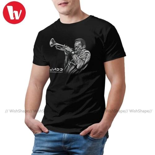 Miles Davis T-Shirt Classic Funny Cotton T Shirt Graphic Short Sleeve Tshirt Man 4xl