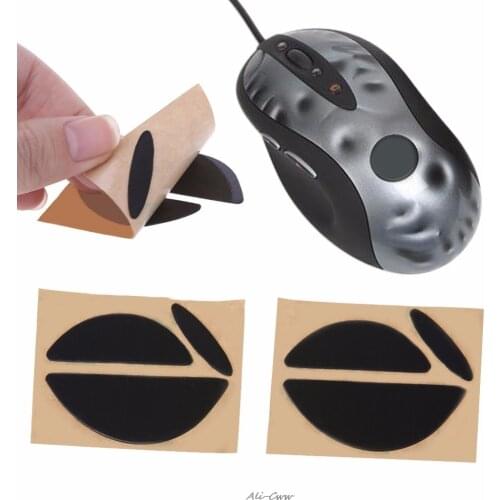 2 Sets/pack Black 0.6mm Mouse Feet Mice Skates For Logitech MX518 /G400 /G400S Mouse Good Quality