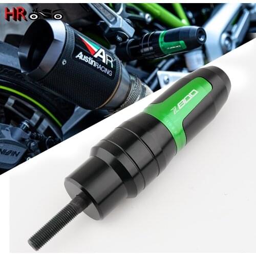 Newest For Kawasaki Z800 Z800E Version Motorcycle CNC Aluminum Crash Pad Exhaust Slider Proctection Crash Protector Accessories