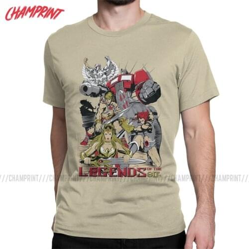 He-Man Masters Of The Universe Mens T Shirts Legends of the 80s Tee Shirt Short Sleeve T-Shirt Cotton Birthday Gift Clothes