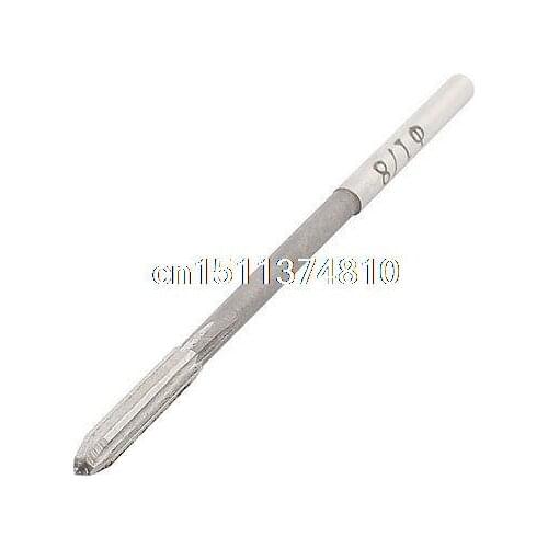 Straight Shank 6 Flutes 3.175mm x 20mm Cutting HSS Machine Chucking Reamer