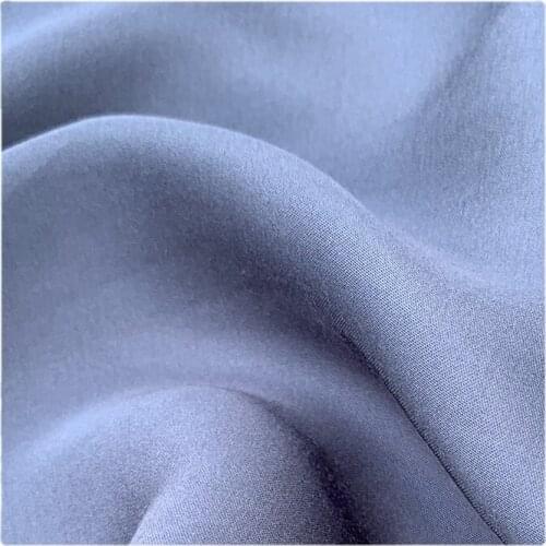 Width 53" Solid Color Light Opaque Cotton Satin Fabric By The Half Yard For Dress Shirt Material