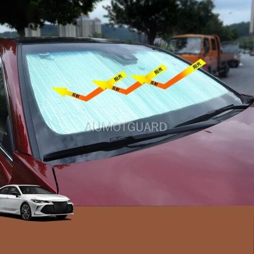 For Toyota AVALON 2019 2020 Car Window Shading Sunscreen Insulation Board Sunshade Sun Protection Decoration Car Accessories