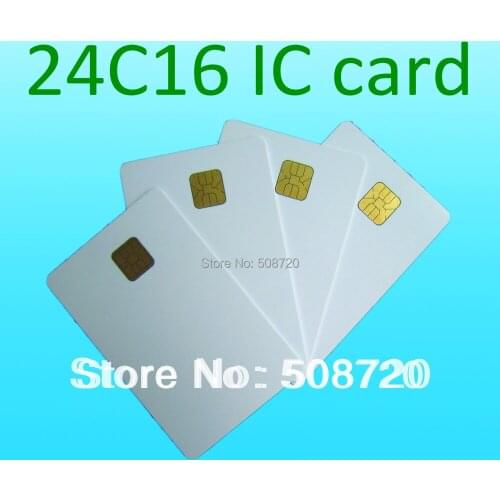 High Quality ATMEL 24c16 ISO 7816 Contact Smart Card Phone IC Card Medical Insurance Card