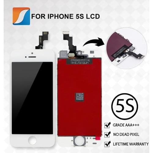 Guarantee 20PCS/LOT Screen Replacement For iPhone 5S LCD Assembly With Touch Digitizer Original Quality 100% Brand New