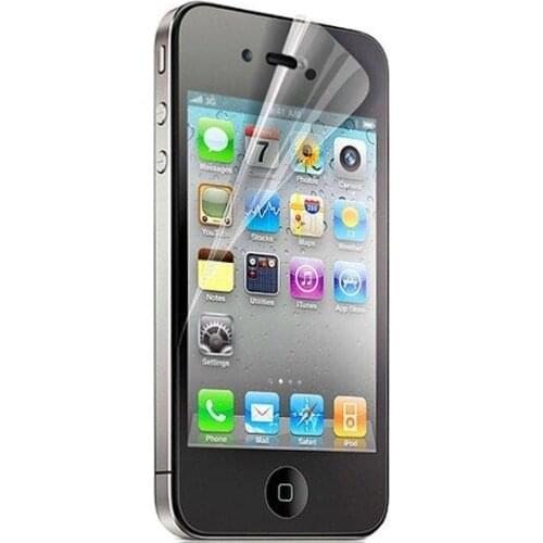 1000pcs/lot clear screen protector For iphone 4 lcd protector film screen guard [Front]
