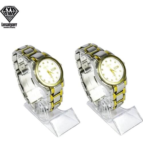 6PCS Plastic Jewelry Bangle Cuff Bracelet Watch Display Stand Holder Adjustable Showed Case