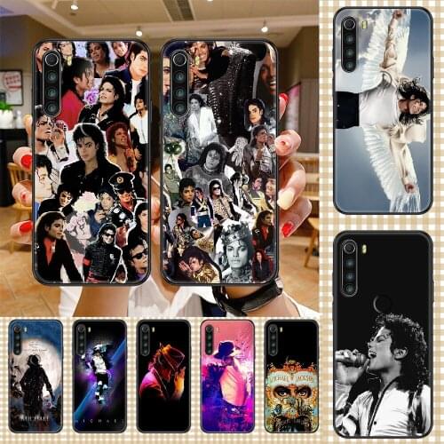 Dancer Michael Jackson Phone case For Xiaomi Redmi Note 7 7A 8 8T 9 9A 9S 10 K30 Pro Ultra black 3D waterproof trend Etui soft