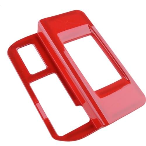 Car Interior Fog Light Switch Button Panel Cover Trim Red ABS Fit for Toyota Tacoma 2016 2017 2018 2019 2020