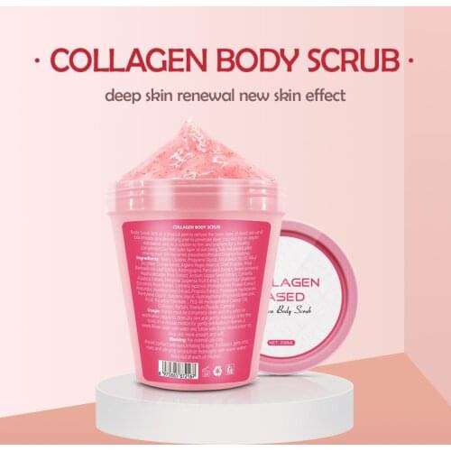 Collagen ice cream body scrub horny moisturizing body exfoliator beauty products skin care products whitening body scrub