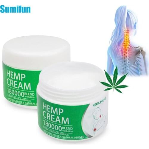 30g Analgesic Cream Treat Rheumatoid Arthritis Muscle Joint Strain Ointment Hemp Leaf Extract Pain Relief Body Massage Plaster