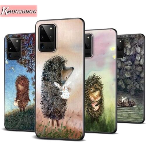 Hedgehog in the Fog For Samsung Galaxy A91 A81 A72 A71 A52 A51 A42 A41 A32 A31 A21 A12 A11 A02 A01 Soft Phone Case