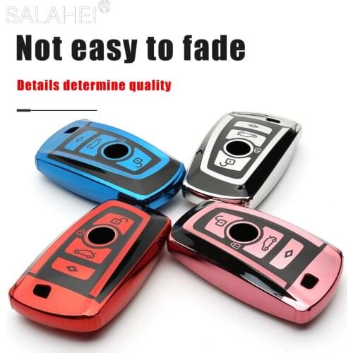 Soft TPU Auto Key Cover Case Protect For BMW 520 525 f30 f10 F18 118i 320i 1 3 5 7 Series X3 X4 M3 M4 M5 Car Key Shell Keychain