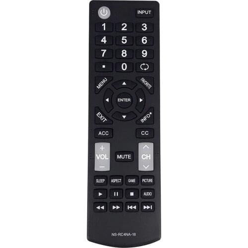 New NS-RC4NA-18 For INSIGNIA TV Remote Control NSRC4NA16 NSRC4NA17 NSRC4NA18 NS-22D420NA18 Fernbedienung