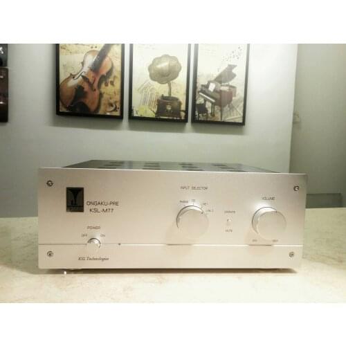 NEW M77 HIFI Preamplifier PRE AMP Vacuum Power Amplifier Finished Machine EI Transformer 12AY7 Vacuum Power Amplifier