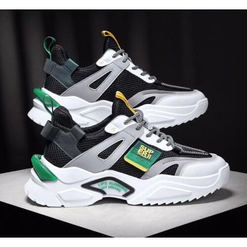 Leisure shoes Sneakers Men Summer Platform Shoes For Men Lightweight Casual Shoes Breathable Tenis Mesh Sport Tzapatos De Hombre
