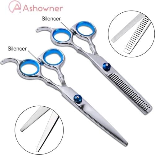 Professional 6.0 Inch Hair Scissors Cutting Barber Makas Hair Scissor Salon Scisors Thinning Shears Hairdressing Scissors shears
