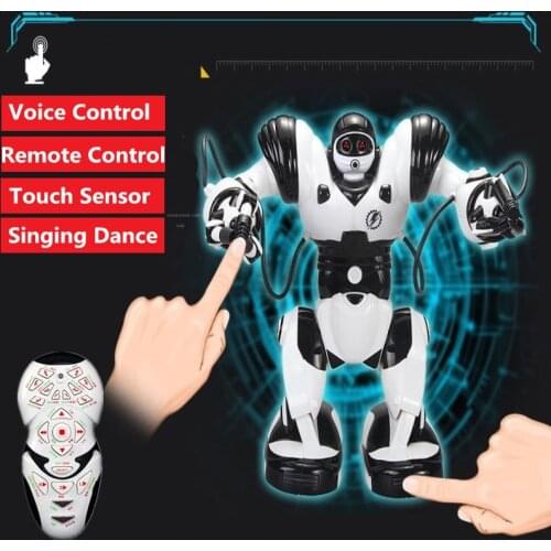 Remote Control intelligent smart robot Music Singing RC Robot Infrared Smart Voice Command Touch Sensor Touch voice Control toy