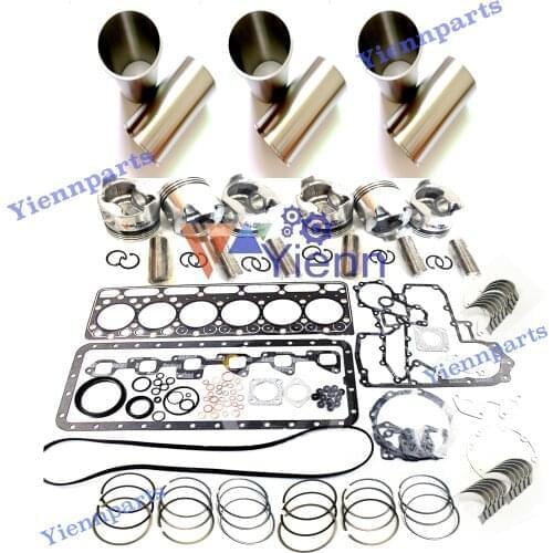 S2602 Overhaul Rebuild Kit With Gasket Kit Cylinder Liner Piston Ring For Kubota Tractor Engine Repair Parts