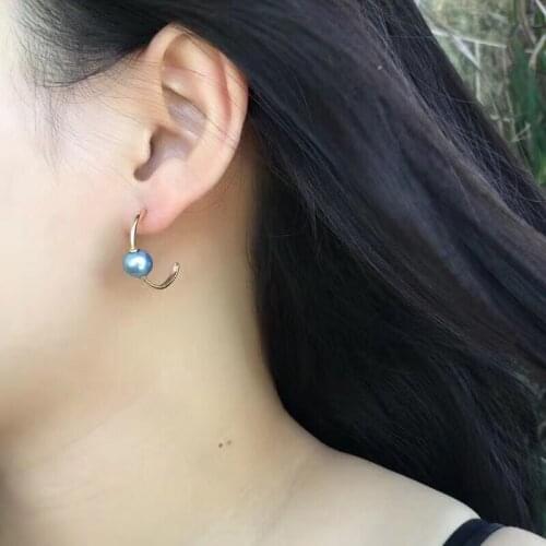 925 Sterling Silver Earrings Mountings Jewelry Parts Fittings Womens Accessories for Pearls Beads Stones Agate Jade Crystal