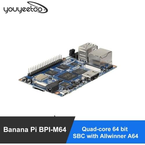 Smartfly banana pi BPI-M64 quad-core 64 bit SBC with allwinner A64 1.2 Ghz Quad-Core ARM Cortex A53 Android and Linux Demo Board