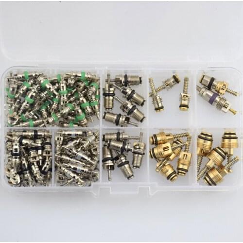 134x Car Vehicle A/C System Replacement Valve Core Kit R134a