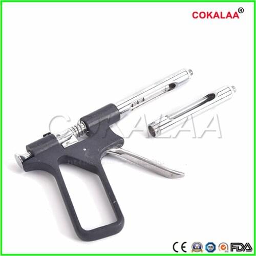 Dental Gun Syringe Dentist Surgical Instruments Stainless/ black Alternative Instrument Stainless Steel