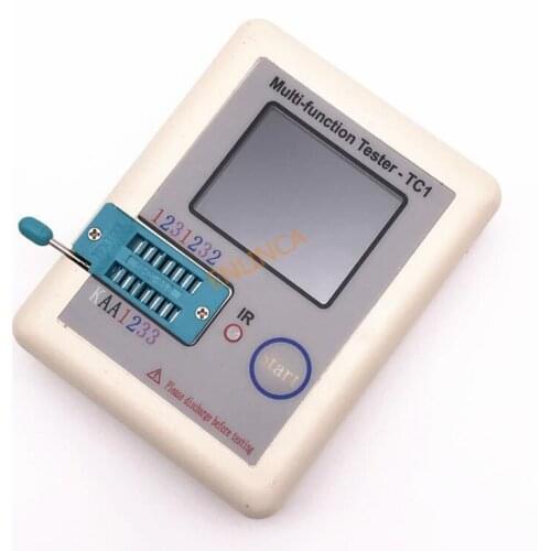 Transistor Tester 1.8 inch Display Multi-function LCR-TC1 Detector for Diode Triode Capacitor Resistor NPN PNP LCR TC1 004