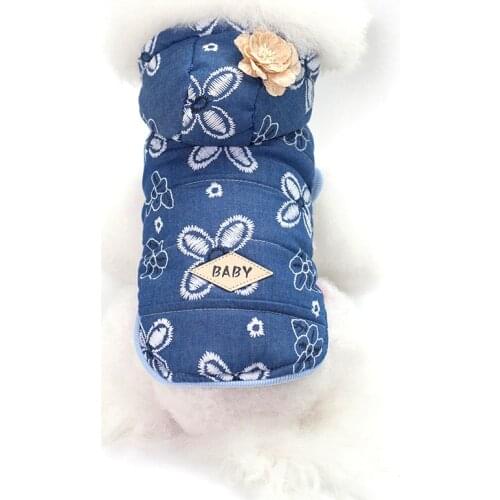 Windproof Winter Pet Dog Coat Dog Clothes For Small Dog Warm Jacket Padded Clothes Puppy Outfit Vest Yorkie Chihuahua Clothes