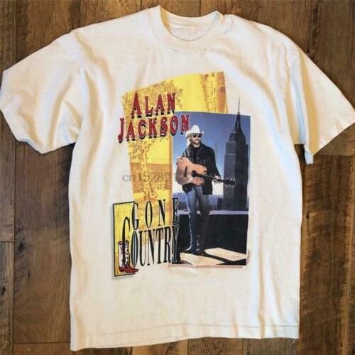 Vtg 90S Alan Jackson Country Music Band T Shirt Top Quality Tee Shirt