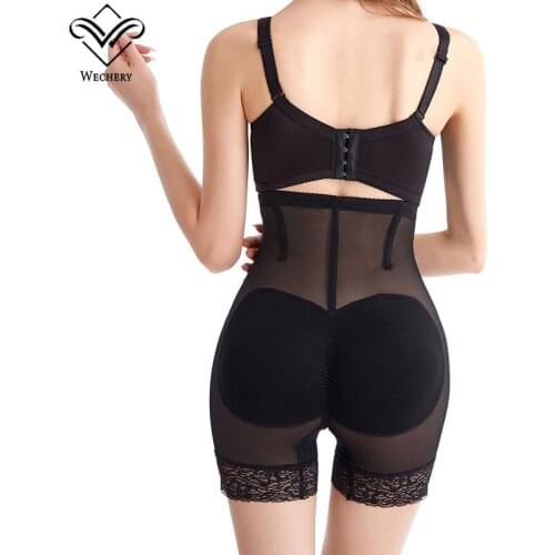 Wechery Hip Lifter Control Pulling Panties Women Body Shaper Shapewear Fake Butt Lifter High Waist Padded Panties Hip Enhancer