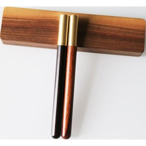 1pc Good Writing Nice Quality Gel Pen 0.5mm Black Ink Metal Wood Neutral Pens High-end Business Office Gift Stationery