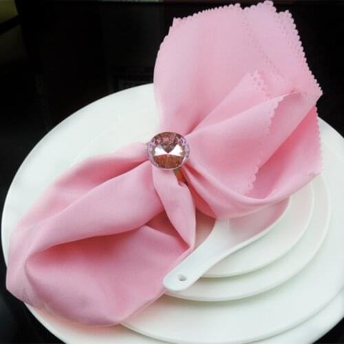 12pcs/lot Hot Sale Resin Simple Style Napkin Rings Serviette Holder For Hotel Wedding Supplies Kitchen Table Decoration YA813