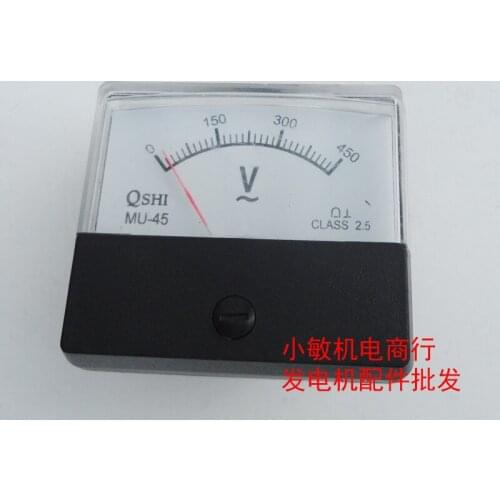 Gasoline generator accessories three phase square 5KW 6.5kw voltmeter 380V 450V 188f voltmeter