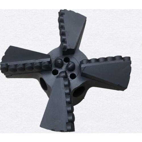 Four Wing PDC Diamond Composite Film Lache Drill, No Core Hole Horizontal Drill Bit Rock Exploration