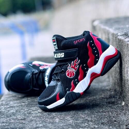 Boys Basketball Sneakers Children Shoes For Kids Sneakers Girls Casual Shoes Running Trainers Footwear Lace-up Outdoor Fashion