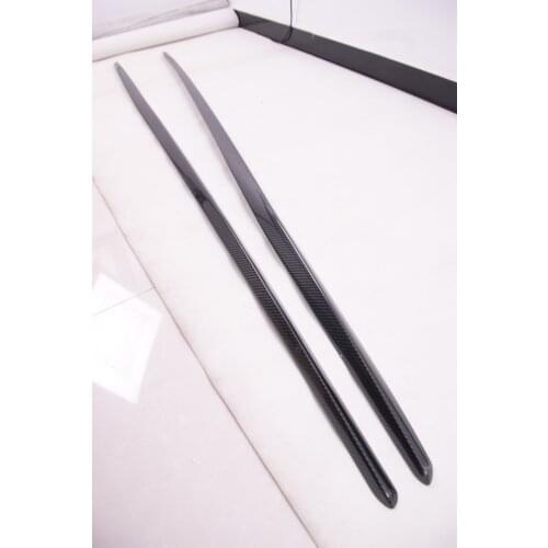 Real Carbon fiber Side skirts Lip Fit For BENZ W117 CLA 2014-2016