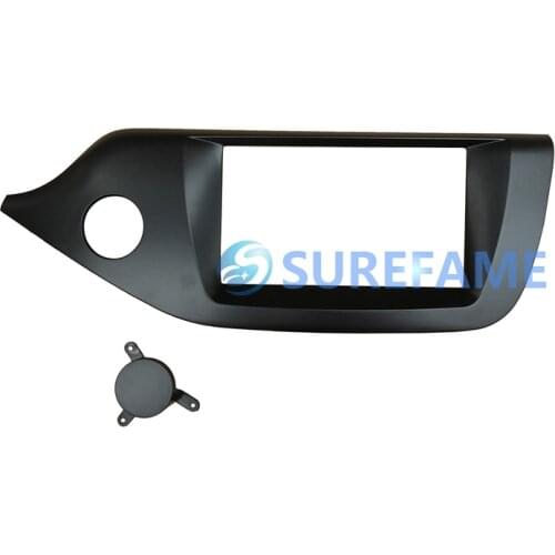 Double Din Car DVD Frame for KIA Ceed 2012+ Dashboard Kit Front Bezel Radio Stereo Adapter Dash Trim Kit Cover Fascia Plate 2Din