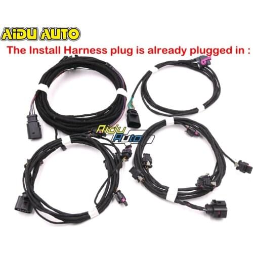 USE FOR VW Golf 7 MK7 VII Parking Front&Rear 8K PDC OPS Install Harness cable wire