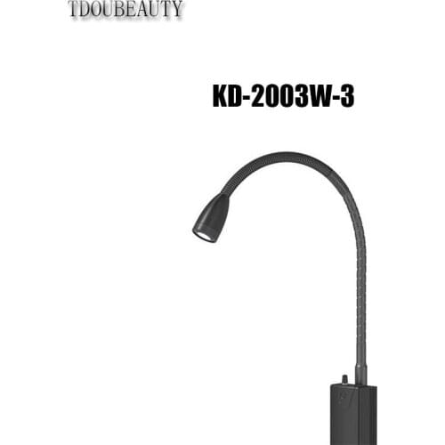 KD-2003W-3 5 W LED Surgical Medical Exam Examination Light Lamp Flexible Tube Bend brightness Adjustable Exam Lamp