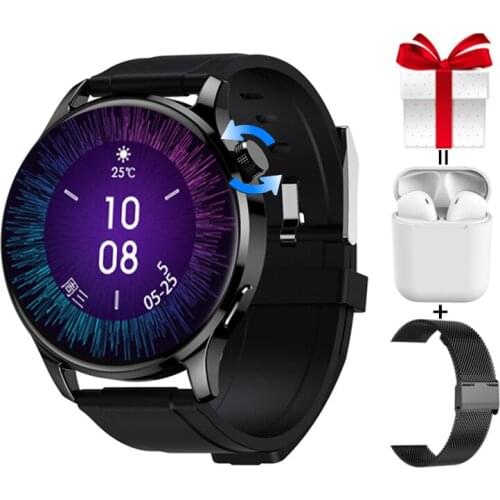 Smart Watch Men Knob Button Custom Watchface Smartwatch With Answering Call ECG PPG Blood Pressure Oxygen For IOS Android VS DT3