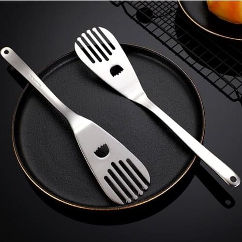 Stainless Steel Non-Stick Baking Spatula Fried Steak Cooking Noodles Beating Eggs Multifunctional Shovel Kitchen Accessories