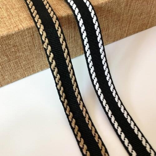 The New Horizontal Jacquard Webbing Inter-color Jump Point Childrens Wear Webbing