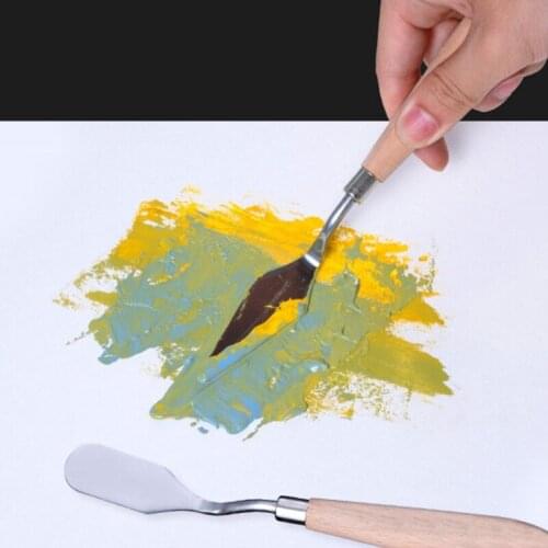 Palette Oil Mix Pigment Texture Scraper Knife Spatula Drawer watercolor Student Art Draw Painter Paint Tool Artist Scrape