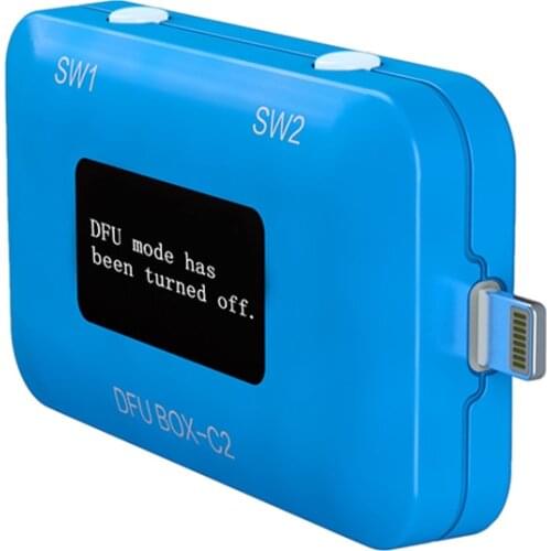 JC DFU BOX C2 Restoring Rebooting IOS Restore Reboot Instantly SN ECID MODEL Information Reading USB Current voltage Display